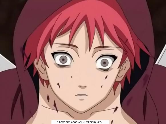 sasori sasori asa daca fost omorat saku bub's chyo artist minunat ..chiar daca arta lui era mai