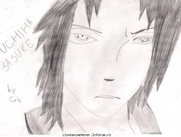 My draws - am si eu cateva desene... Sasuke - Fan Art