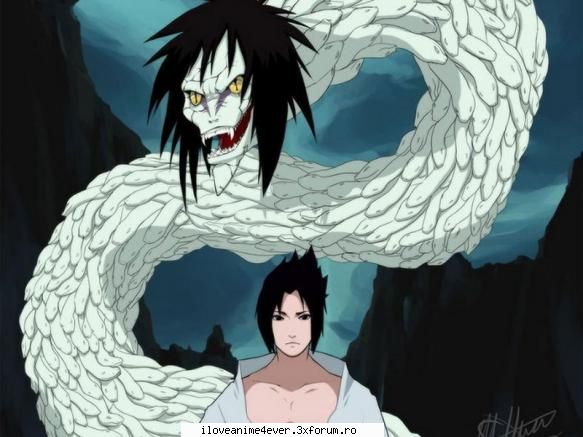 O poveste... - Uite asa arata Orochimaru cu forma de - Dropped.