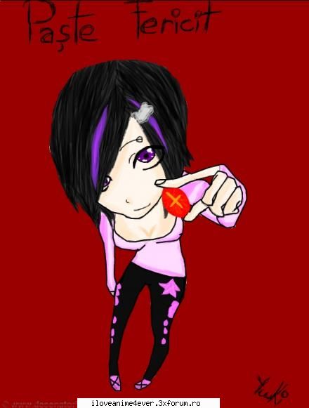 desenele mele de pe desenatori.ro >.< - 4.un desen facut de paste - Fan Art