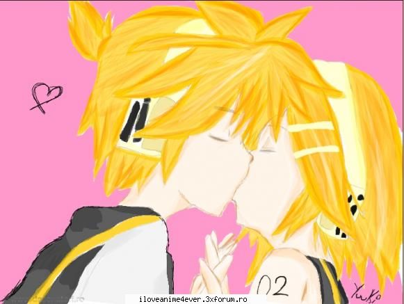 desenele mele de pe desenatori.ro >.< - 8.Kagamine Rin & Len - Fan Art